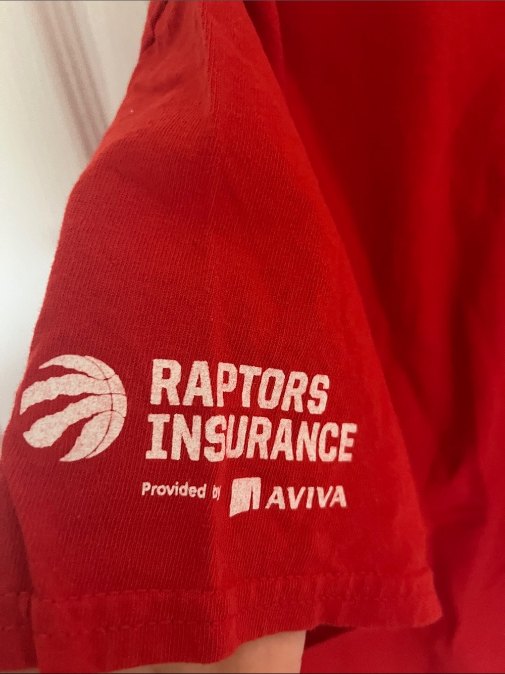 entripy.com Raptors Red Graphic Tee Size Large - Picture 4 of 4